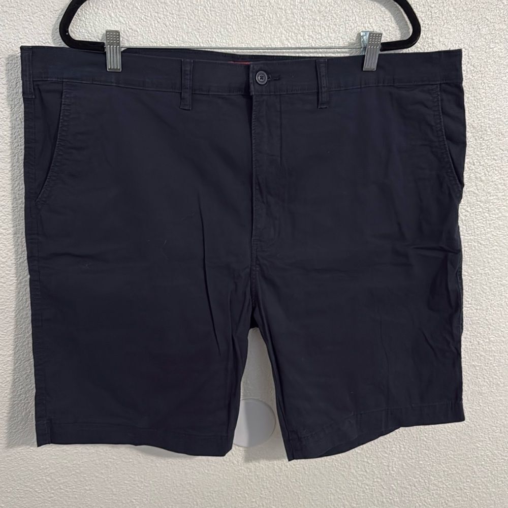 Levis chinos-navy blue flat front shorts- Size 42
